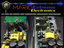 Tablet Screenshot of marioextremeelectronics.com